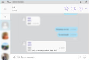 Уведомление о wink-сообщении в Viber на компьютере