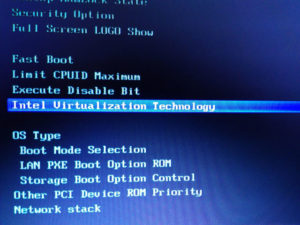 Включение аппаратной виртуализации в BIOS UEFI