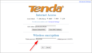 Просмотр пароля от Wi-Fi на роутере Tenda N3